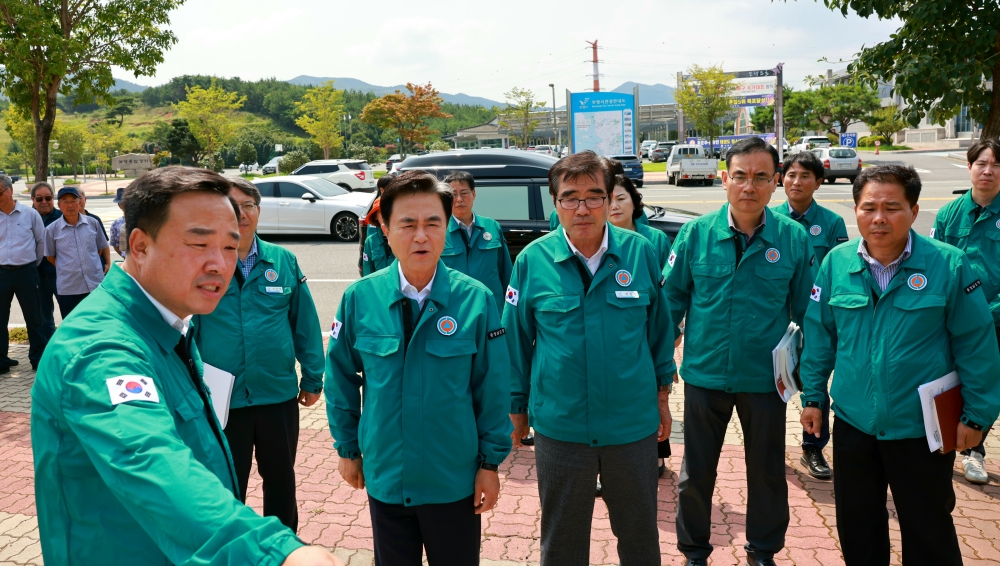 보령시, 김태흠 충남도지사와 민방위시설 현장 방문