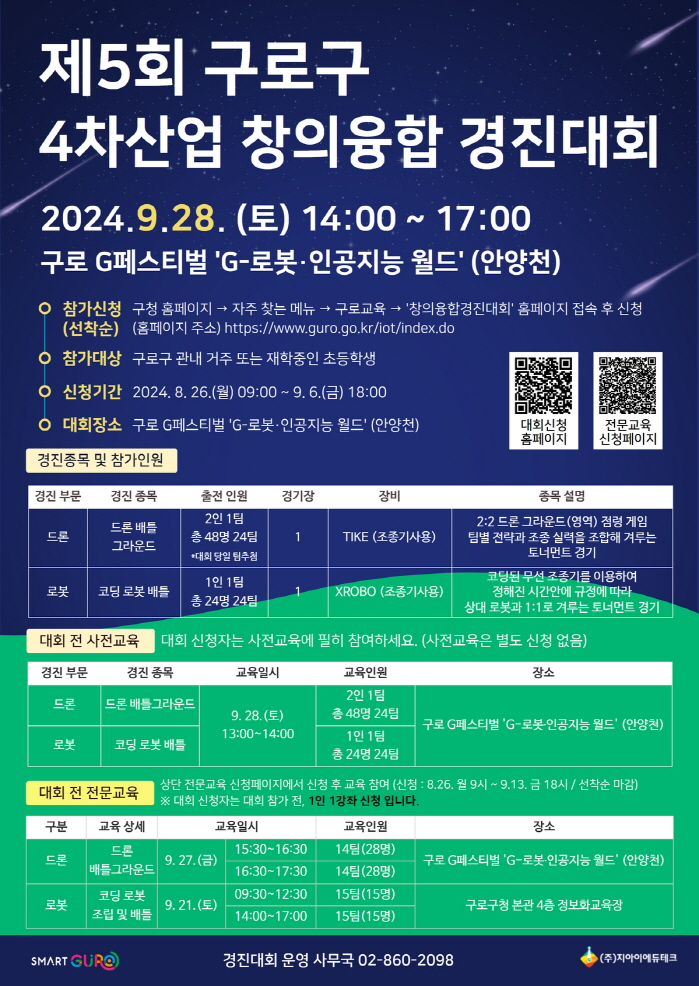 구로구, '제5회 구로구 4차산업 창의융합 경진대회' 개최