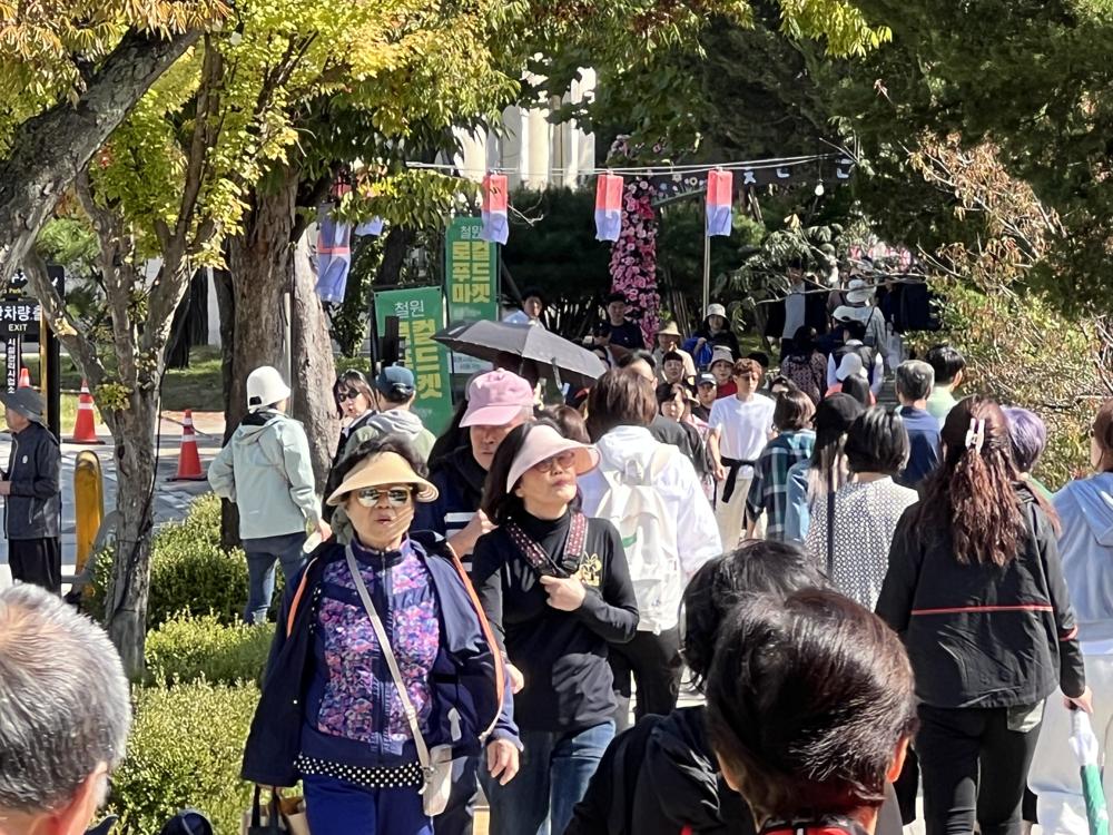 철원 고석정 꽃밭 누적 관광객 200만명 돌파!