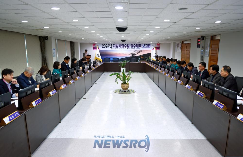 태백시, 세외수입 체납액 징수대책 보고회 개최