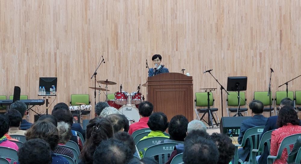 합천군 적중면서, 팽현숙 '60부터 우리는 꽃입니다'