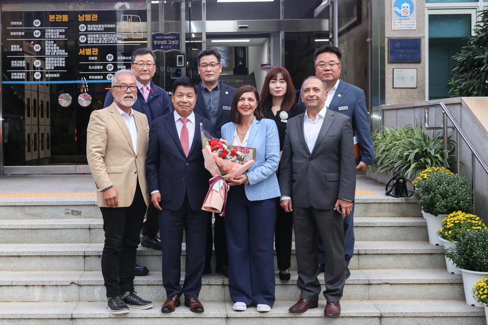 고성군, 국제 자매결연도시 미국 글렌데일시 대표단 방문