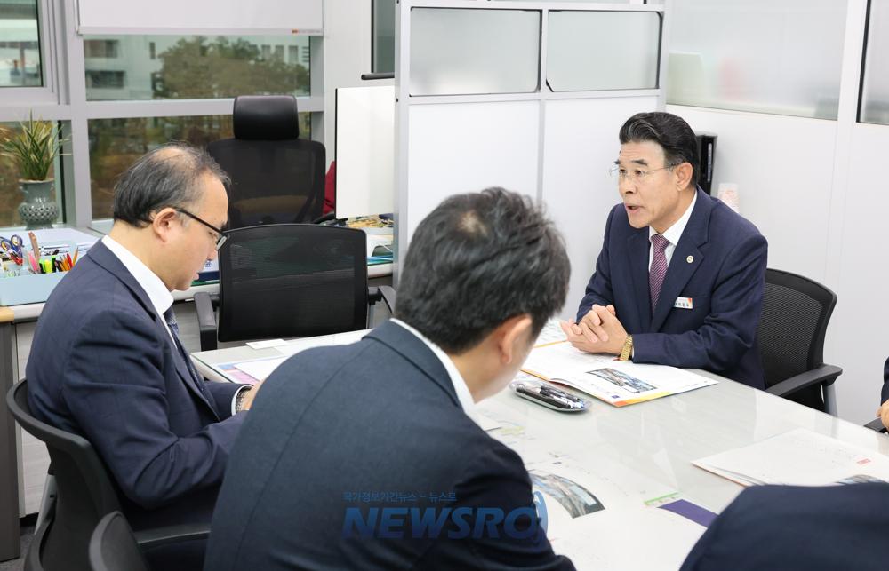 이응우 계룡시장, 국토교통부 방문해 철도 관련 숙원사업 건의