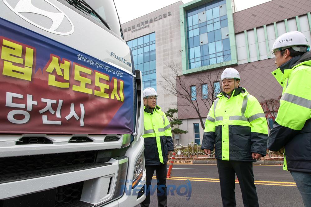 당진시, 수소전기 노면 청소차 도입 및 운영 시작