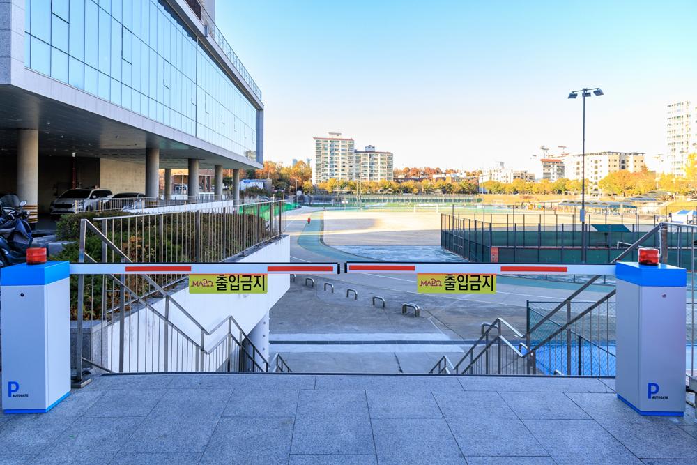 마포구, 망원유수지에 안전차단기 설치로 안전 강화