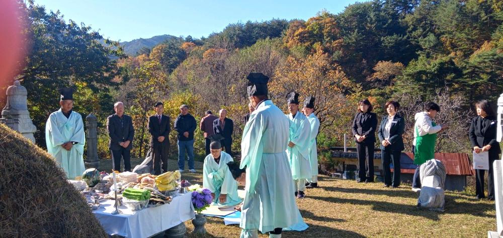 울진군 금강송면, 김형규 장군 묘제 및 무후제 봉행