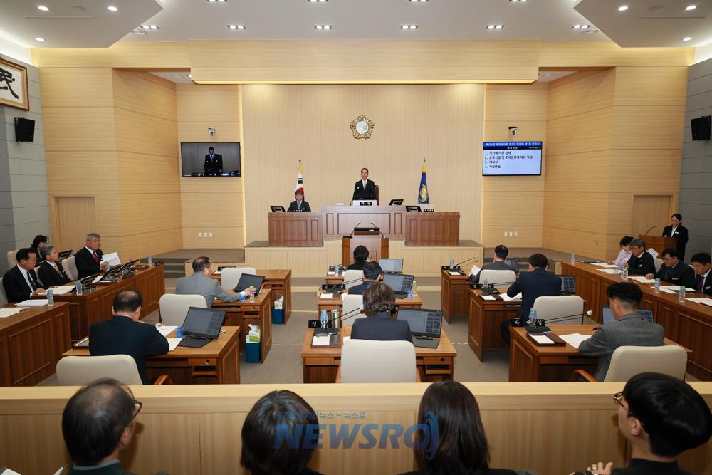 예천군의회, 276회 제2차 정례회 개최
