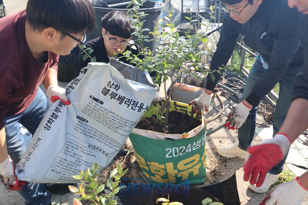 담양군, 폐현수막 재활용해 '농작물 화분' 제작