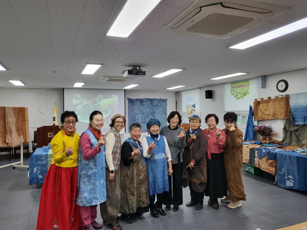 무안군, 생활개선회 천연염색 발표회 성료