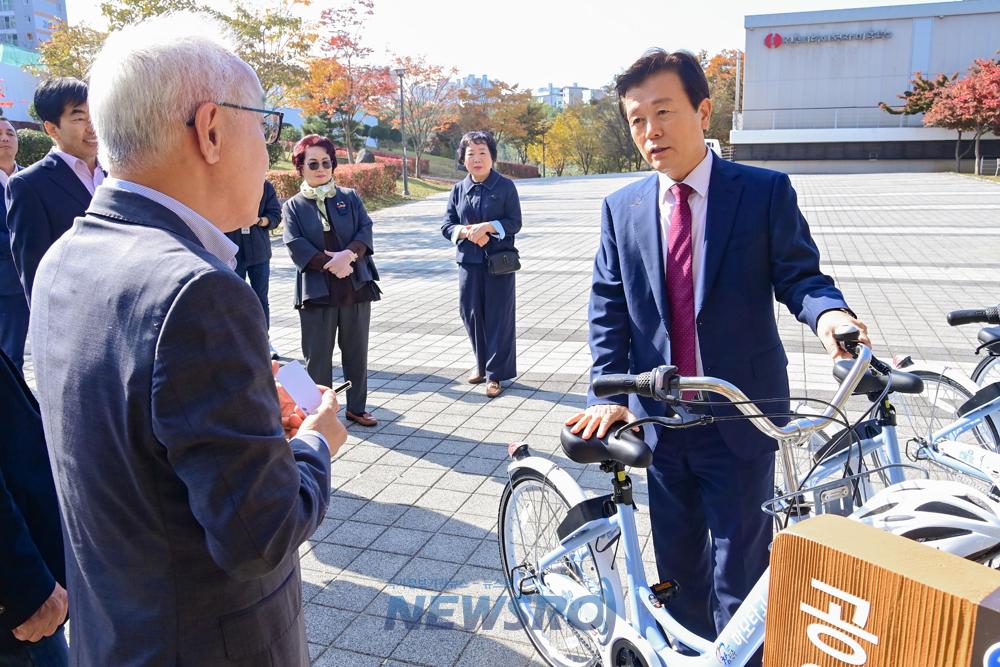 진주시, 공유형 자전거 '하모타고' 18일부터 무료 시범운영