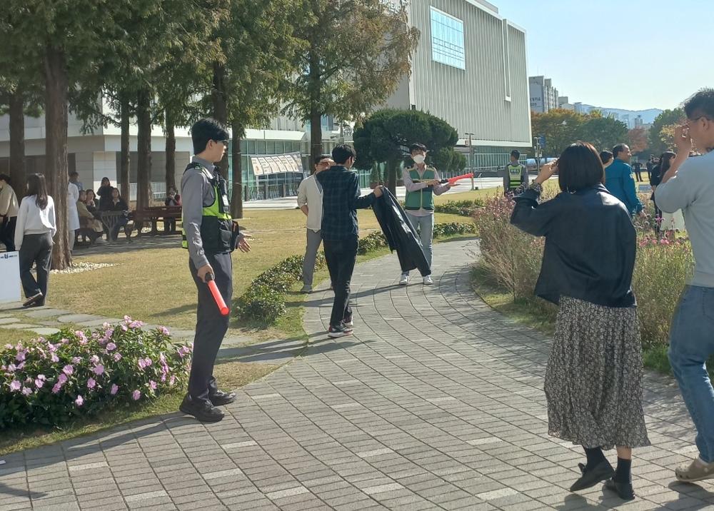 전기차 화재 대비 합동 소방훈련 실시