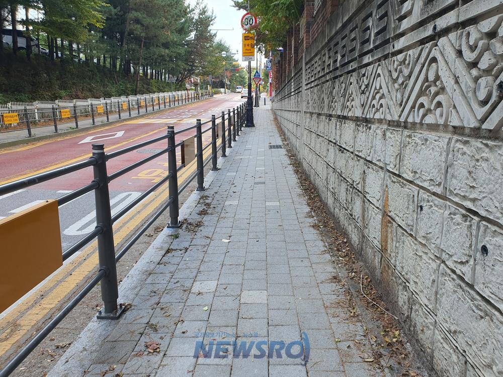 용인특례시, 어린이 통학안전 위한 신촌초 통학로 개선 완료