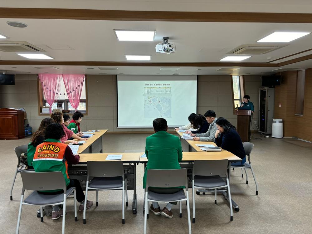 동구 송림3·5동, 겨울철 재난 대비 방재교육 실시