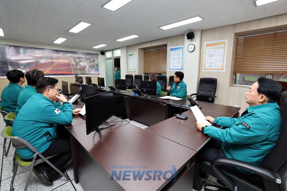 인천 동구, 첫눈 강설에 따른 비상대책회의 개최