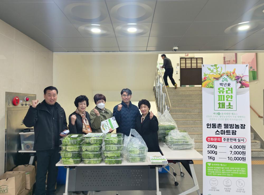 인동촌백년마을 협동조합, 스마트팜 유기농 채소 현장판매 행사 성황리 종료