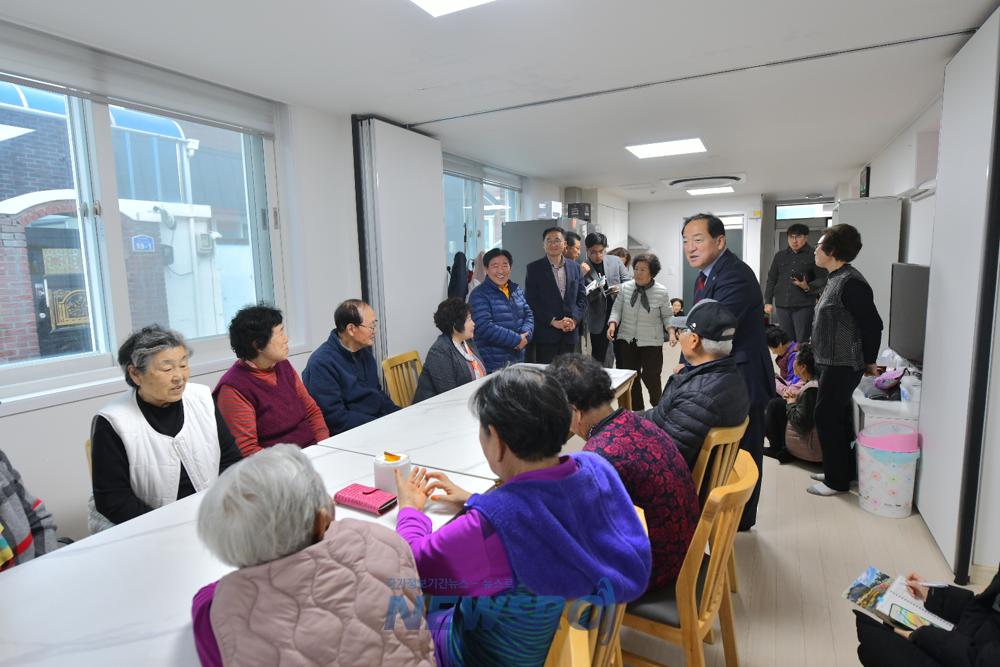 속초시, 겨울철 대비 경로당 순회 방문 건의 및 의견 청취