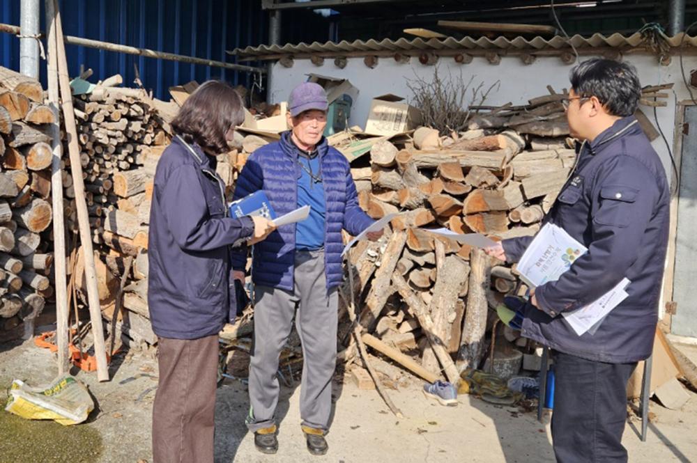 순창군, 겨울철 산불예방 위해 화목보일러 안전점검 실시