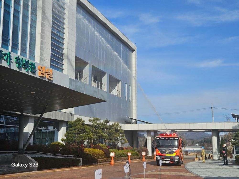 임실군, 119안전센터와 합동 소방 훈련 실시