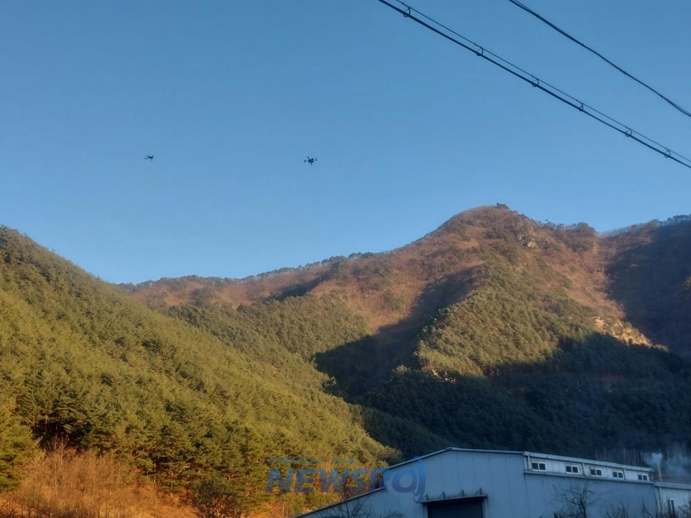 드론 활용한 산불 예방, 119산불특수대응단 추진