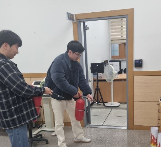 지좌동행정복지센터, 합동 소방훈련 실시