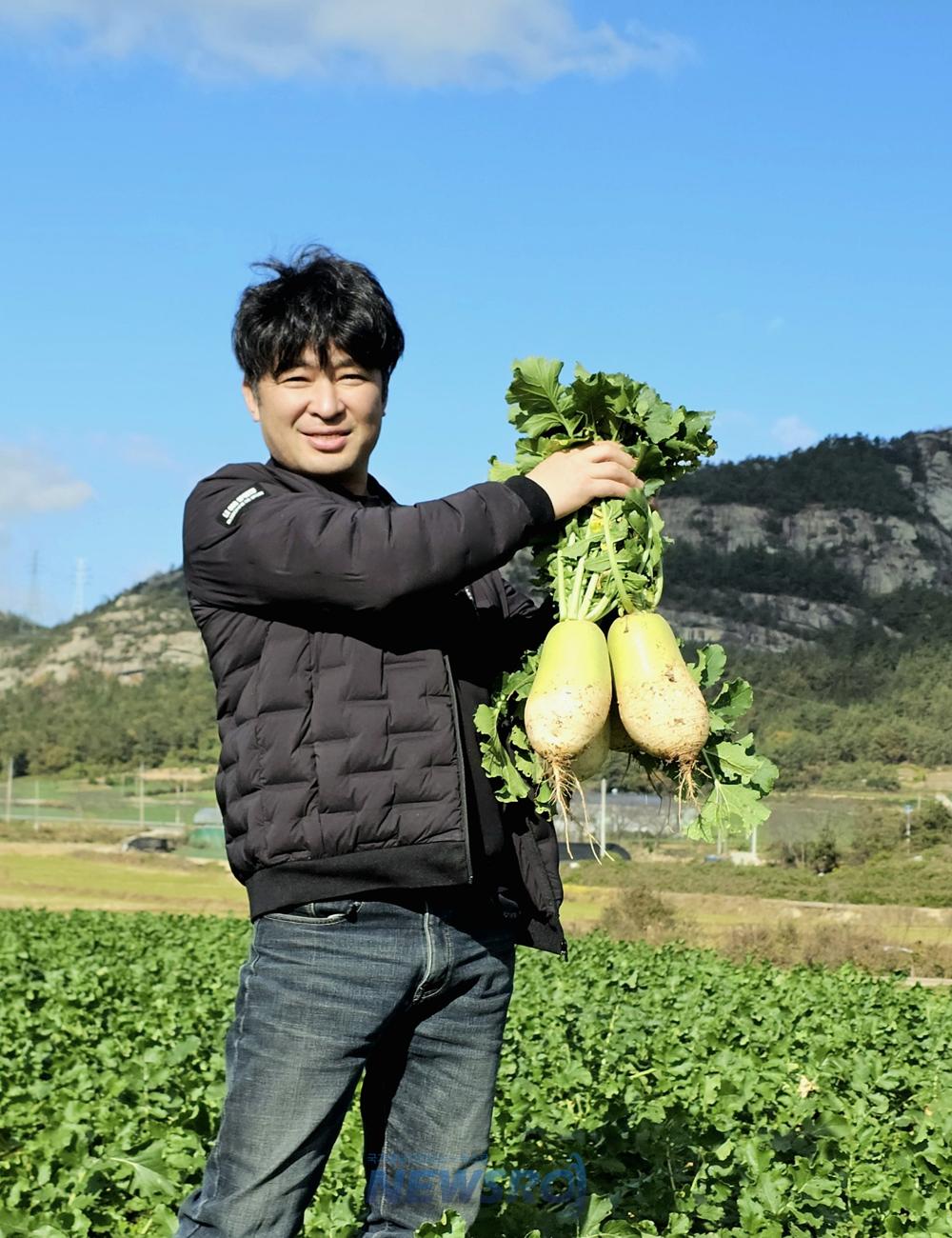 전남도, 12월 친환경농산물에 진도 '유기농 무' 선정