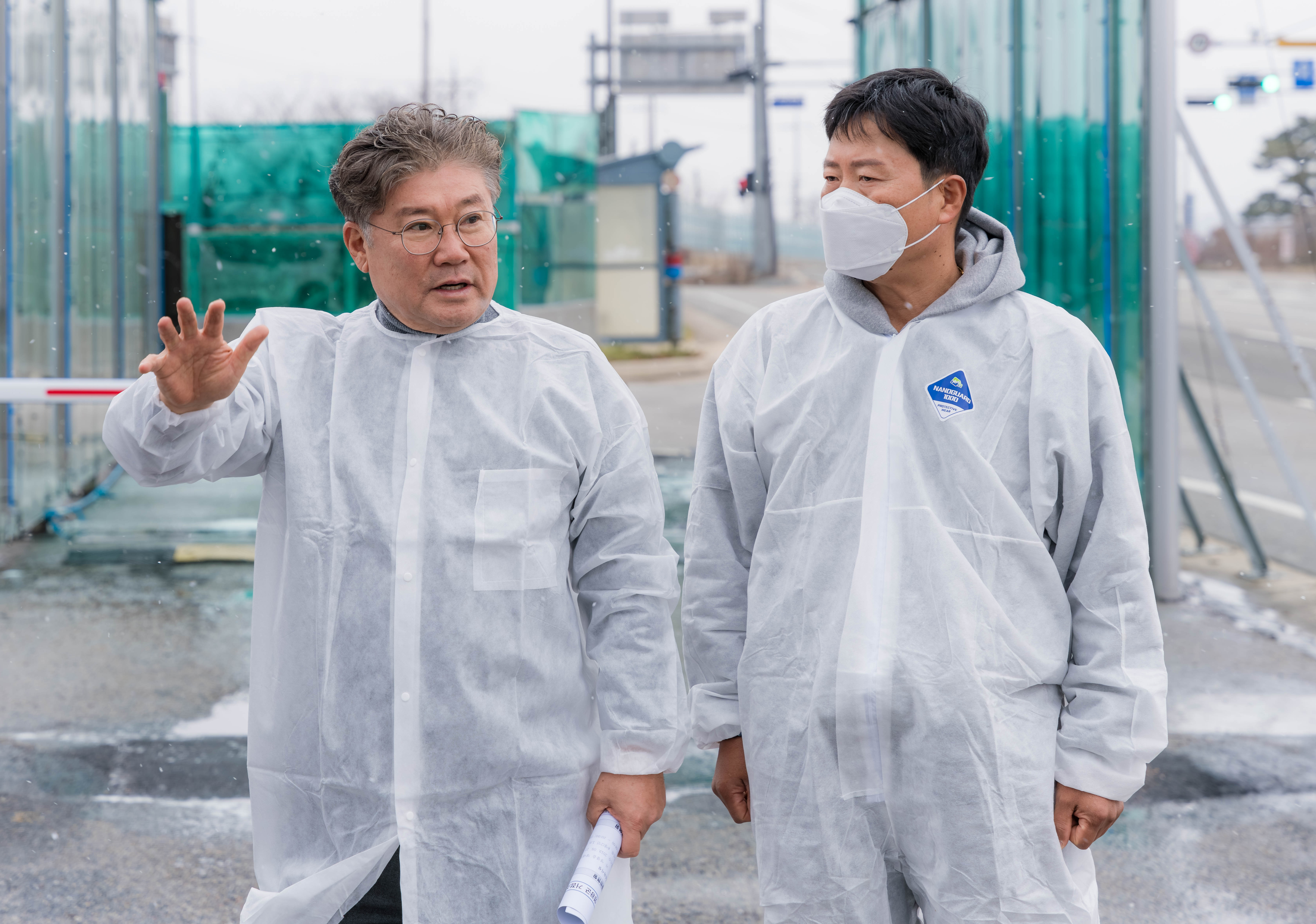 장세일 영광군수, 거점소독시설 현장 점검