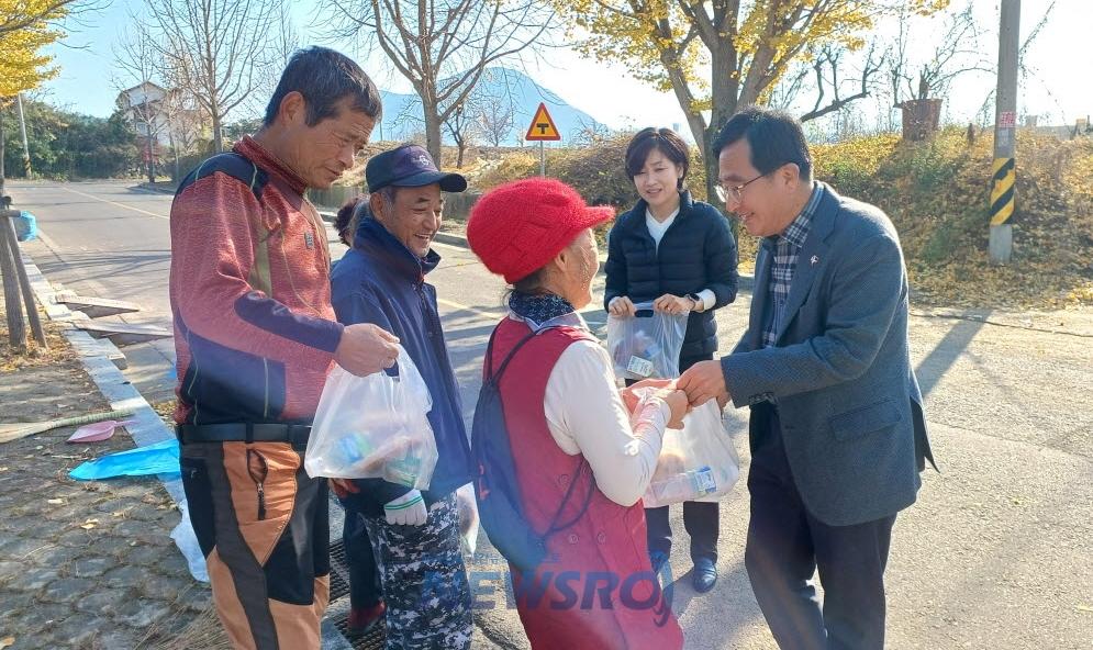 영산면, 현업근로자에 따뜻한 마음 전달