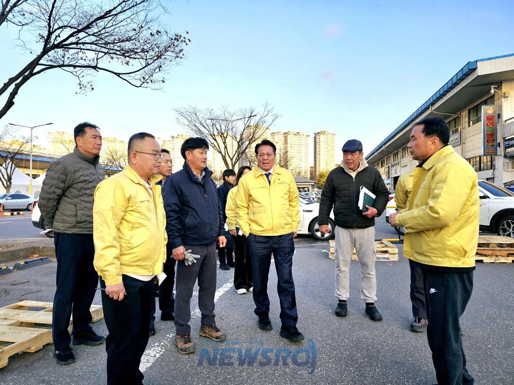 안양시, 농수산물도매시장에 가설건축물 설치…“복구에 만전”