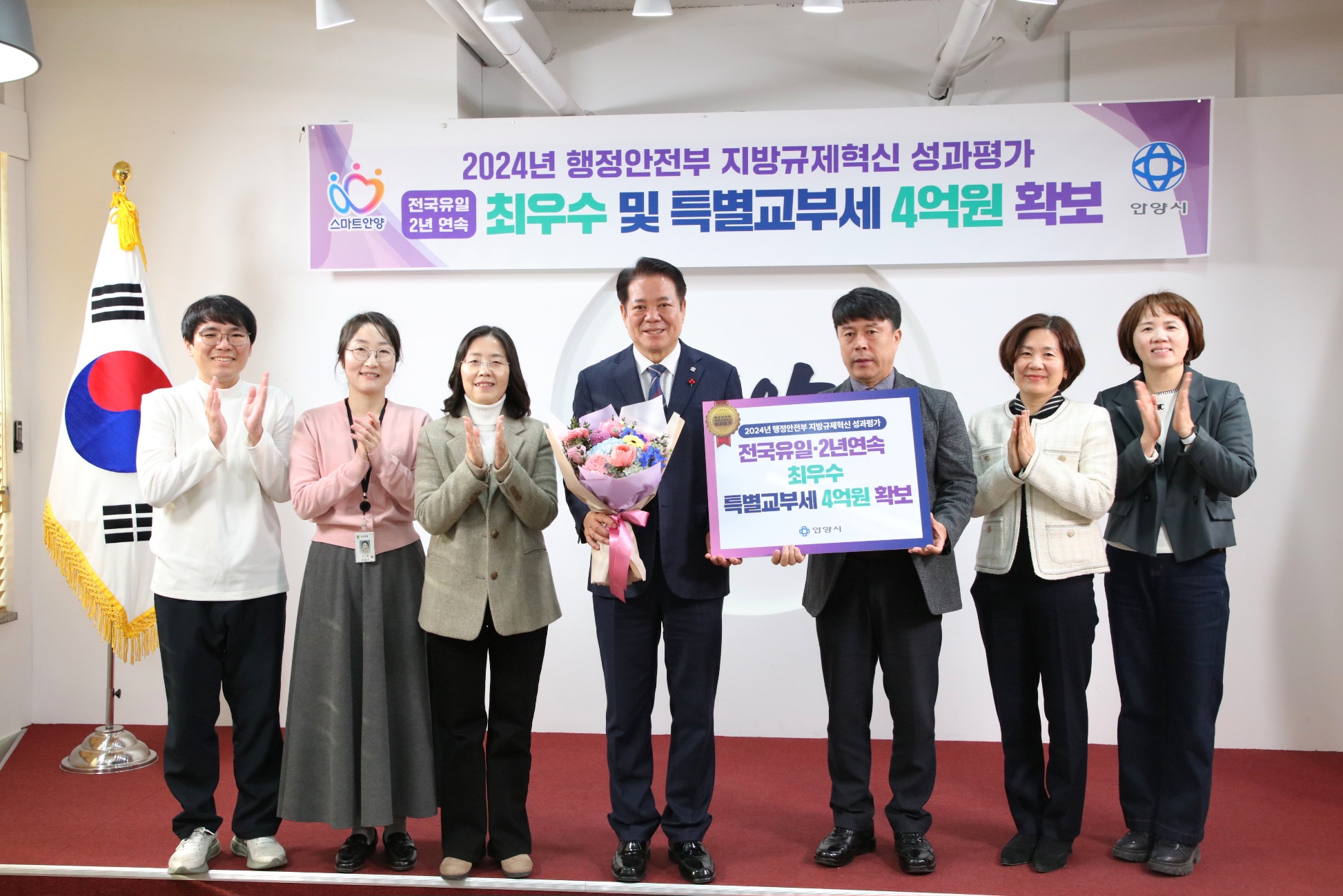 안양시, 행안부 지방규제혁신 성과평가 전국 유일 2년 연속 ‘최우수’