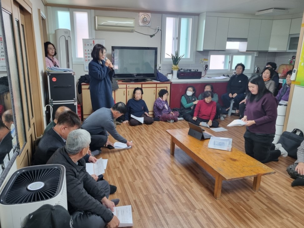 성경숙 신임 삼성면장, 부임 첫 행보로 경로당 방문