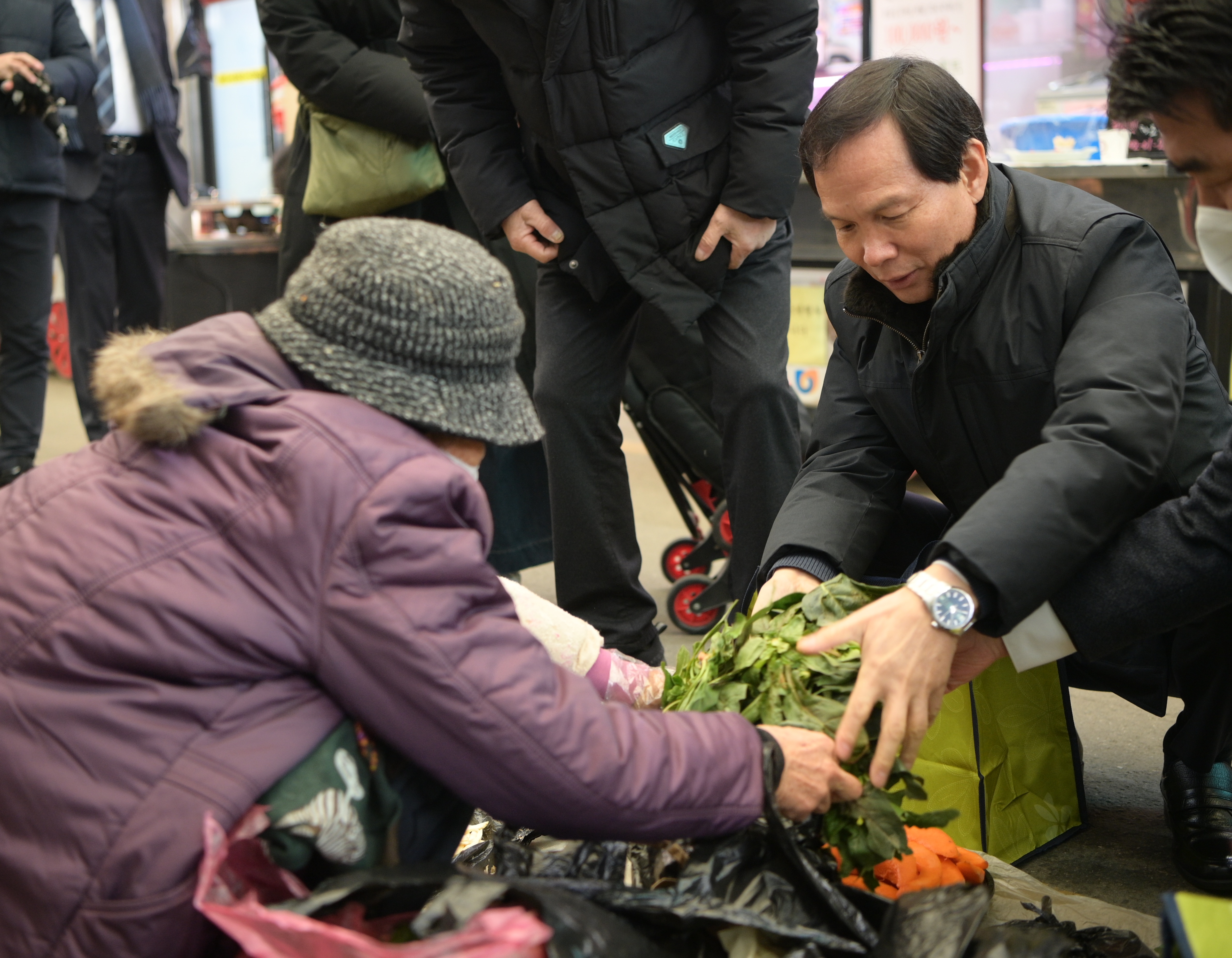 음성군, 설 명절맞이 전통시장 장보기 행사 진행