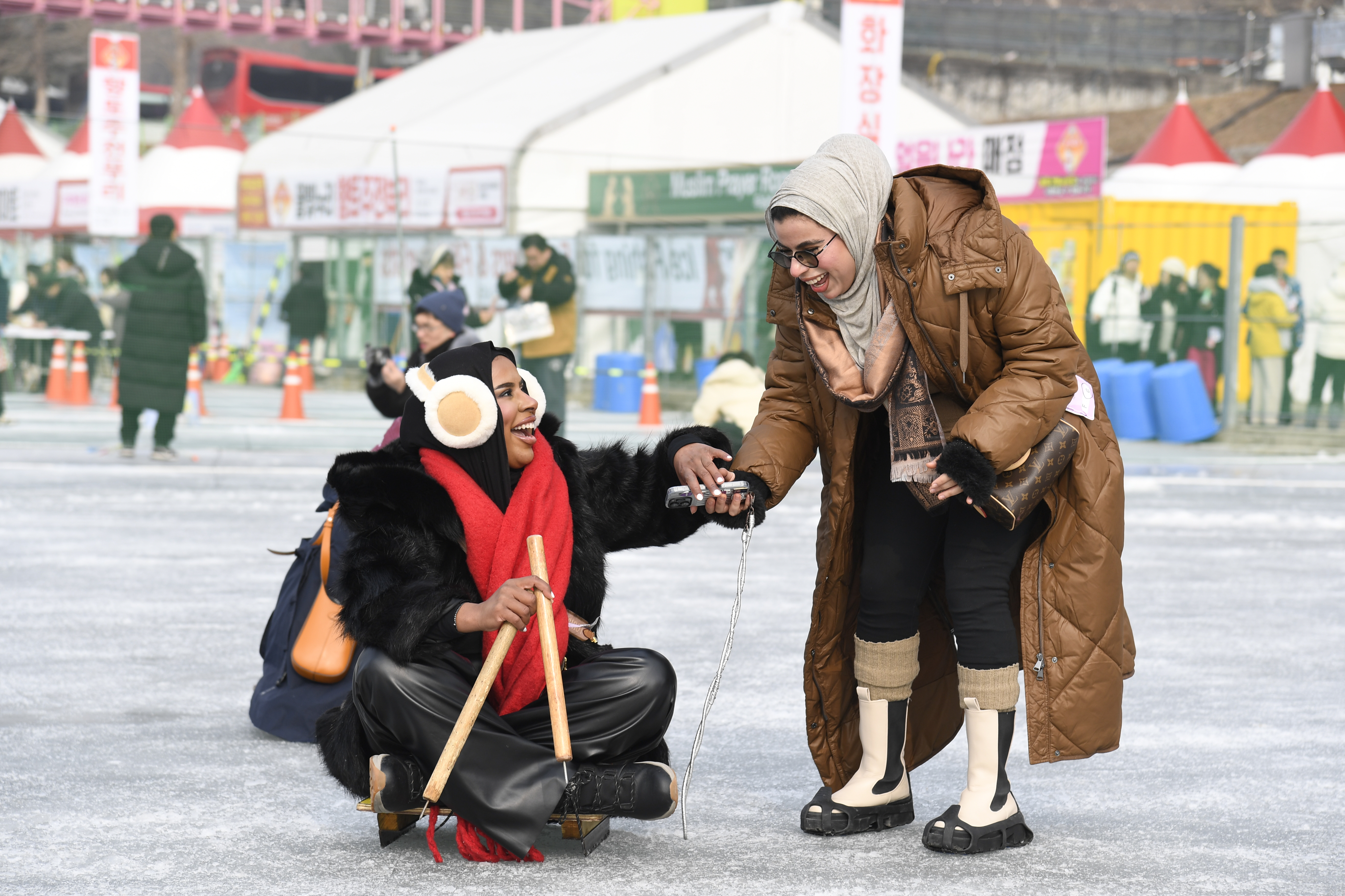 아랍권역 관광객에도 입소문, 글로벌 화천산천어축제 인기