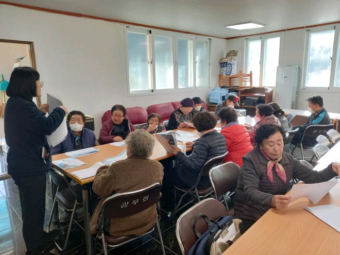 금강송면, 노인일자리 참여자 안전사고 예방교육 실시