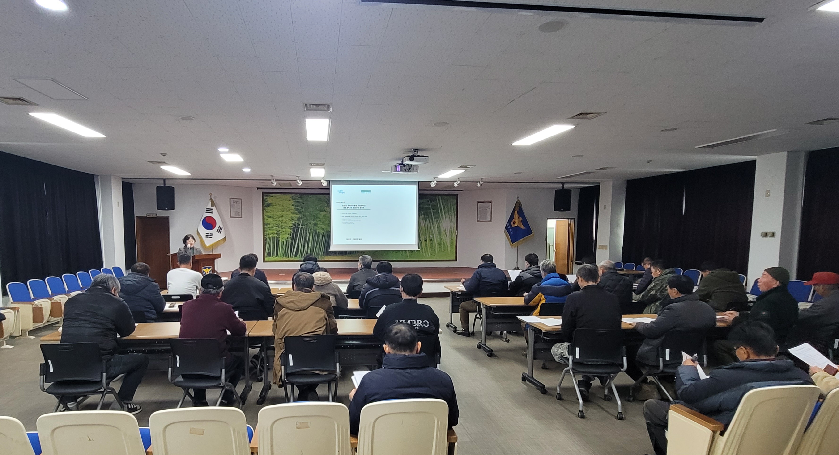 담양군, 유해야생동물 기동포획단 안전교육 추진