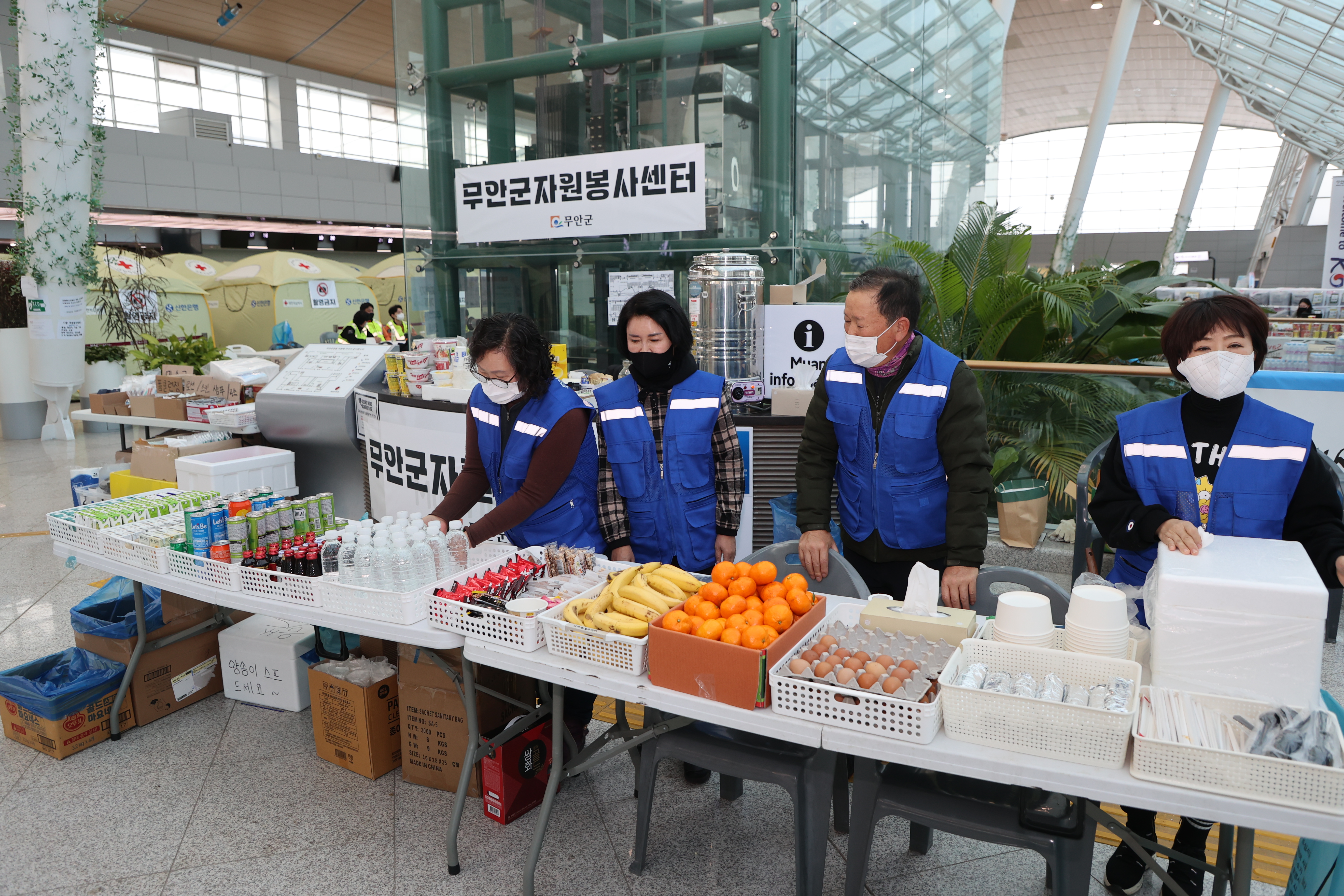 무안군, 제주항공 여객기 사고 유가족 위로 손길 지속