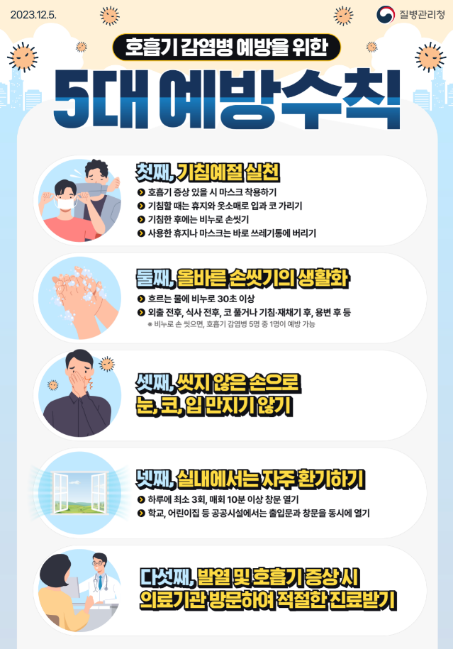 인플루엔자 확산세! 영광군 감염병 예방·대응 총력