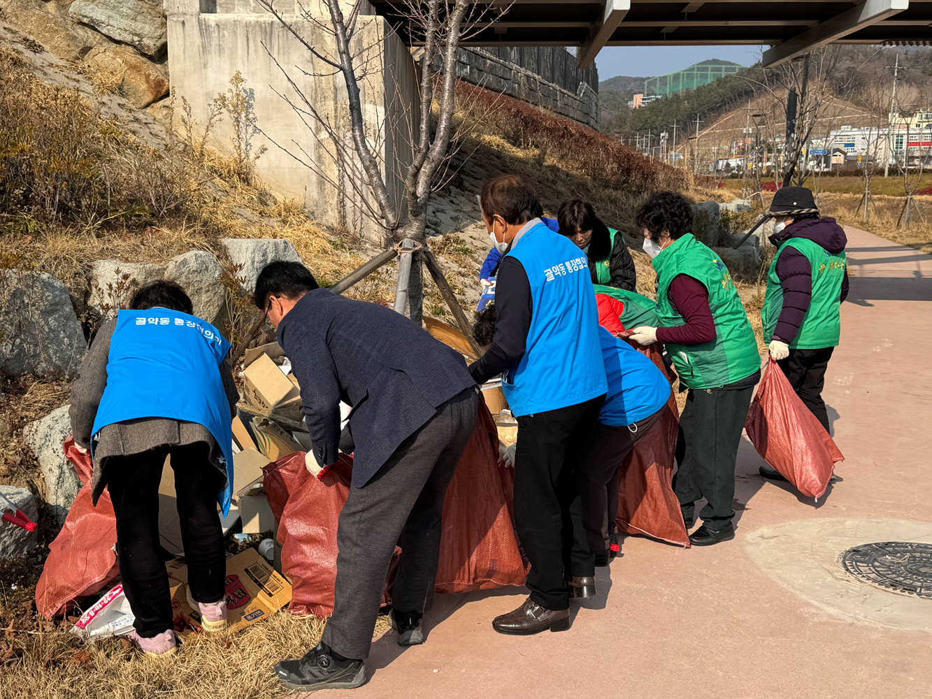 골약동, 설 명절 맞이 대청결 활동 실시