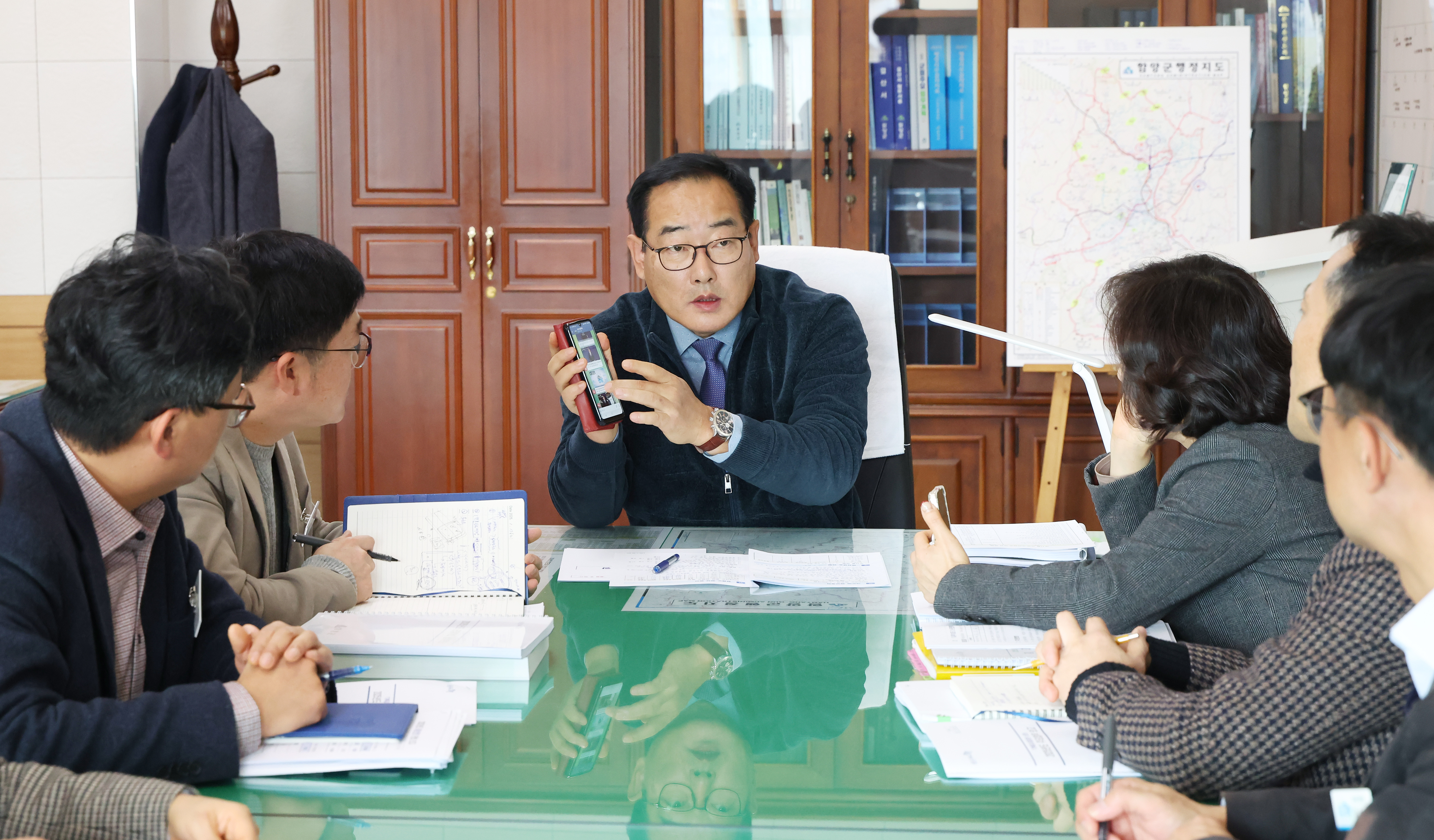 함양군, 백삼종 신임 부군수 주재 업무 보고회 개최