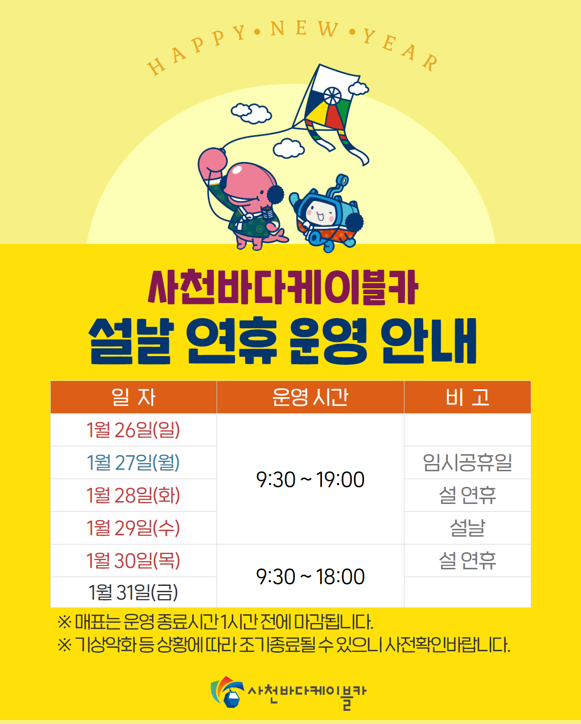 2025년 설 연휴, 사천바다케이블카에서 천혜의 비경을 만나요