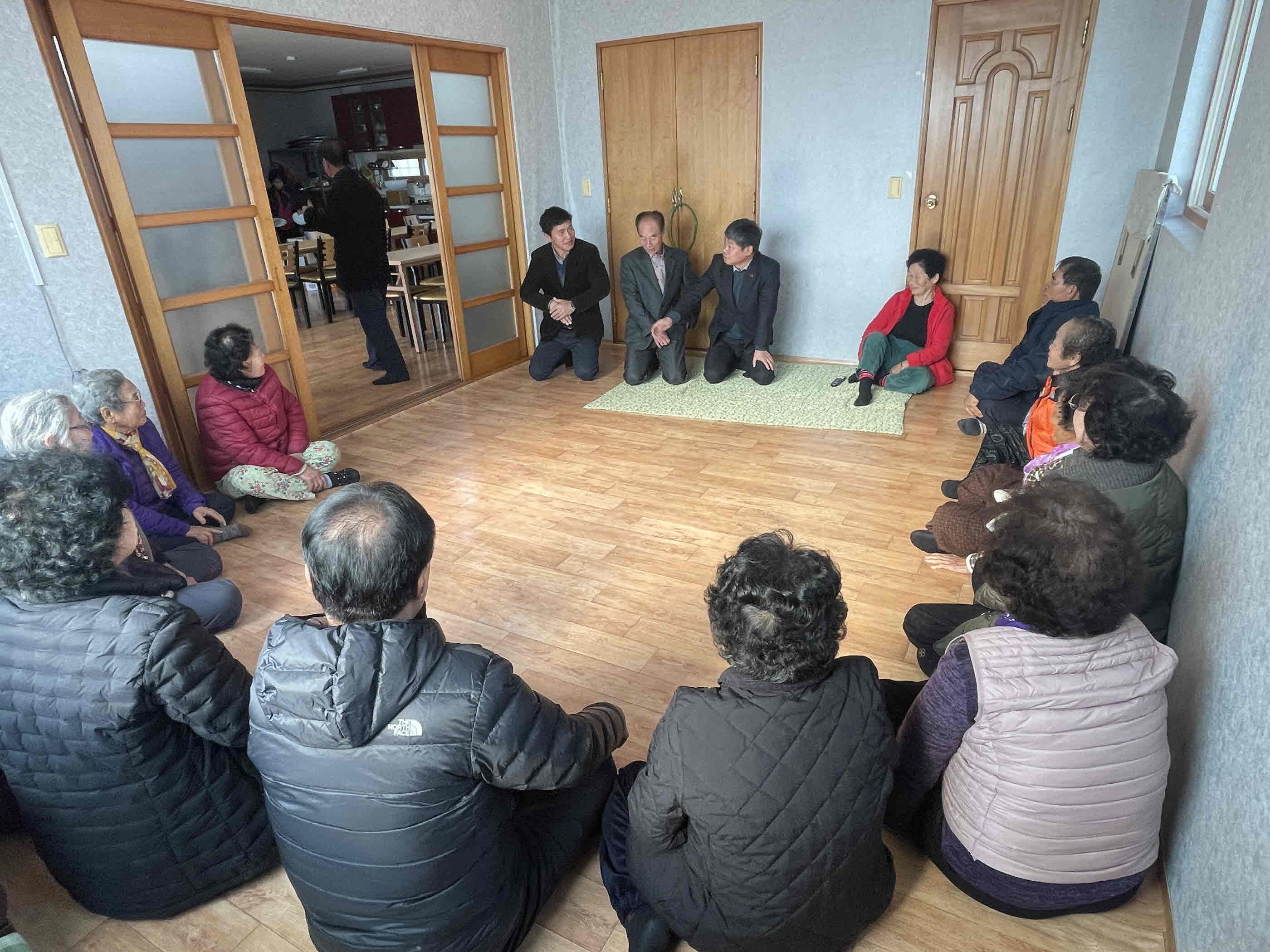 밀양시 무안면, 을사년 새해맞이 경로당 순회 방문