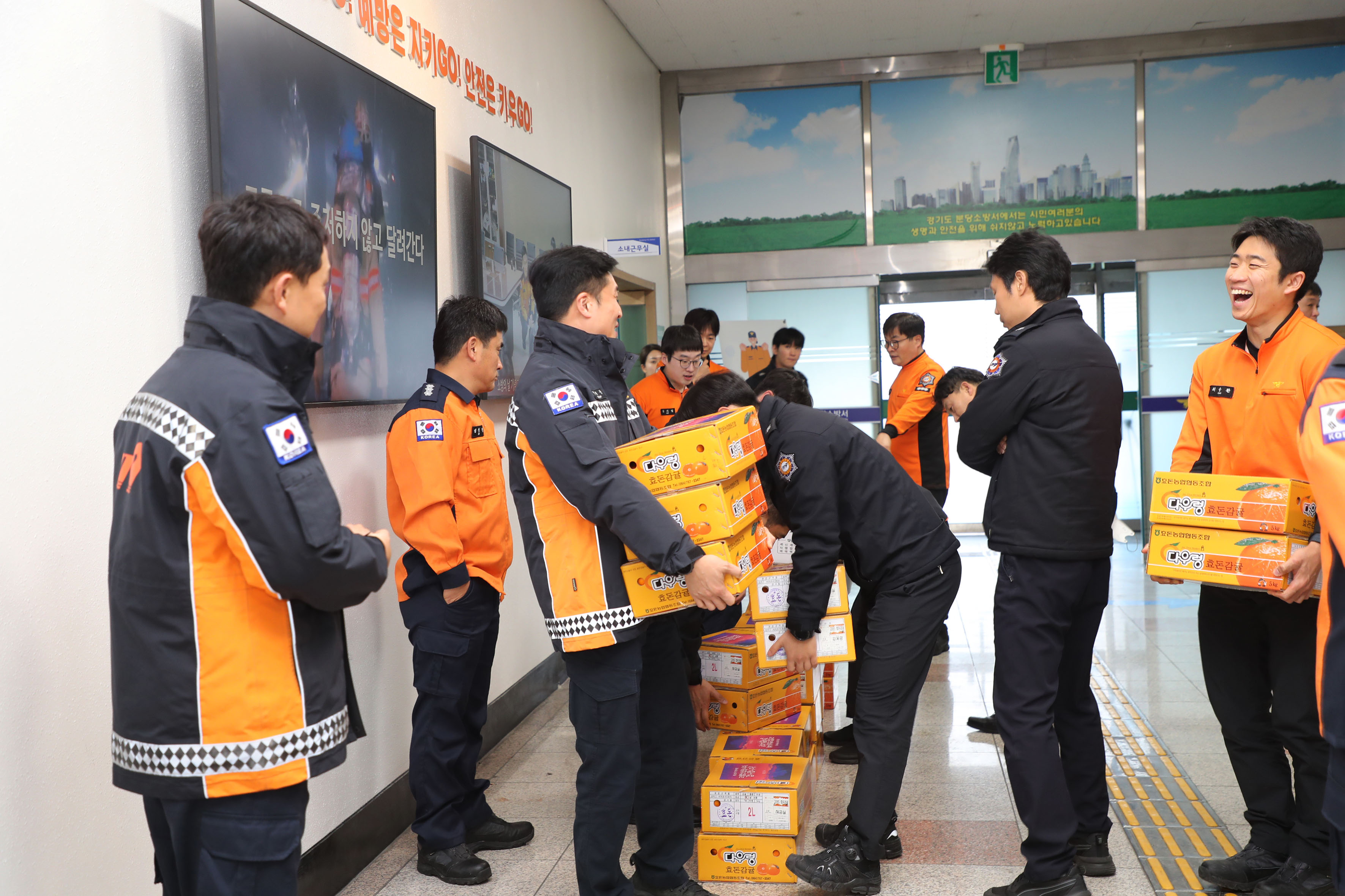 성남시, 분당 야탑동 상가건물 화재진압 영웅들 격려