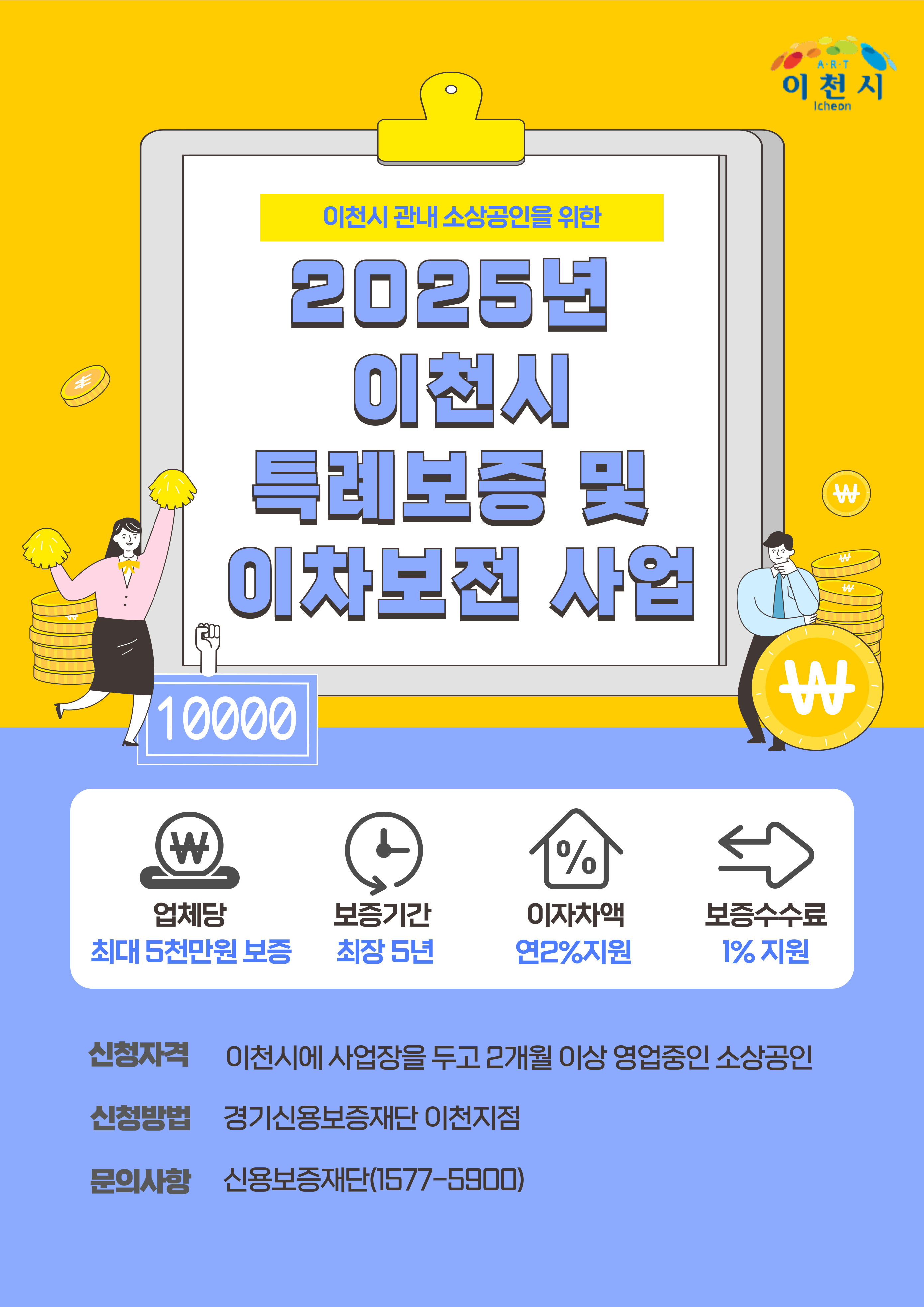 이천시, 소상공인을 위한 특례보증 및 이차보전 ‘14억 원’ 지원