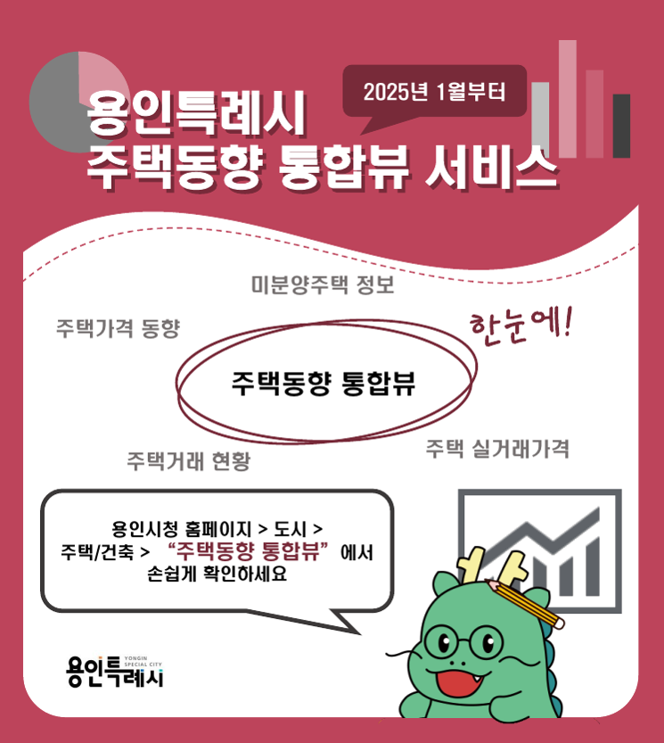 용인특례시, 주택동향 통합뷰 서비스 시작
