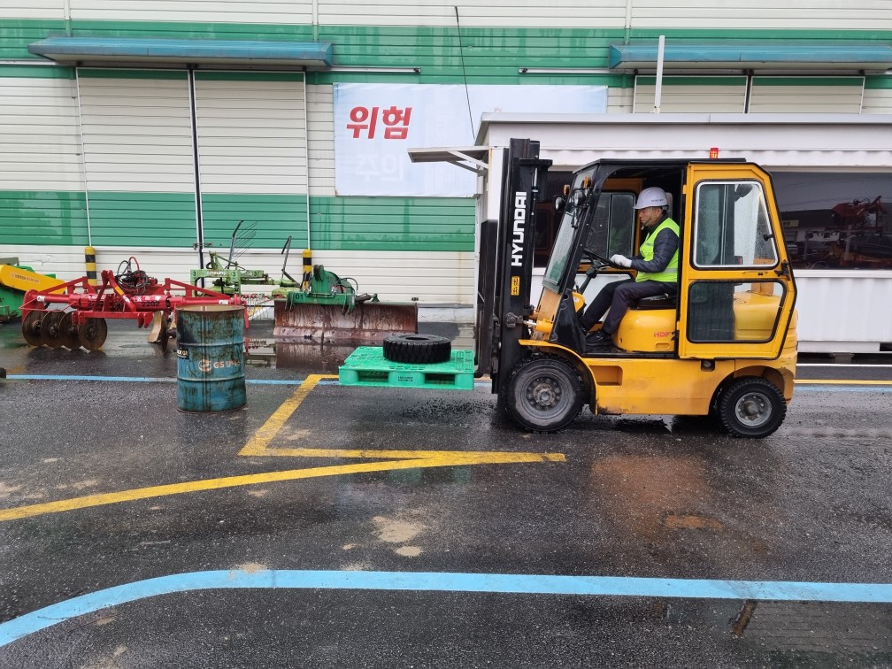아산시농업기술센터 농업인 지게차 조종사면허 교육비 100% 지원