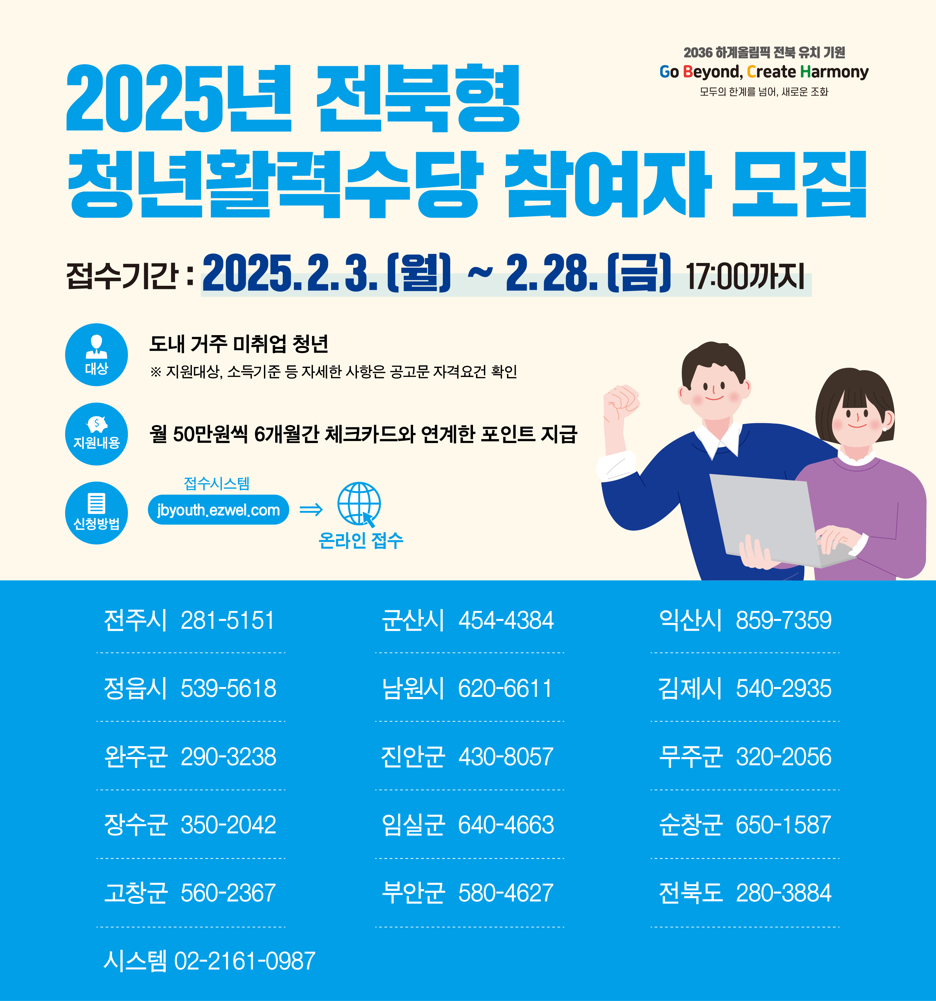 군산시, 전북형 청년활력수당 참여자 모집