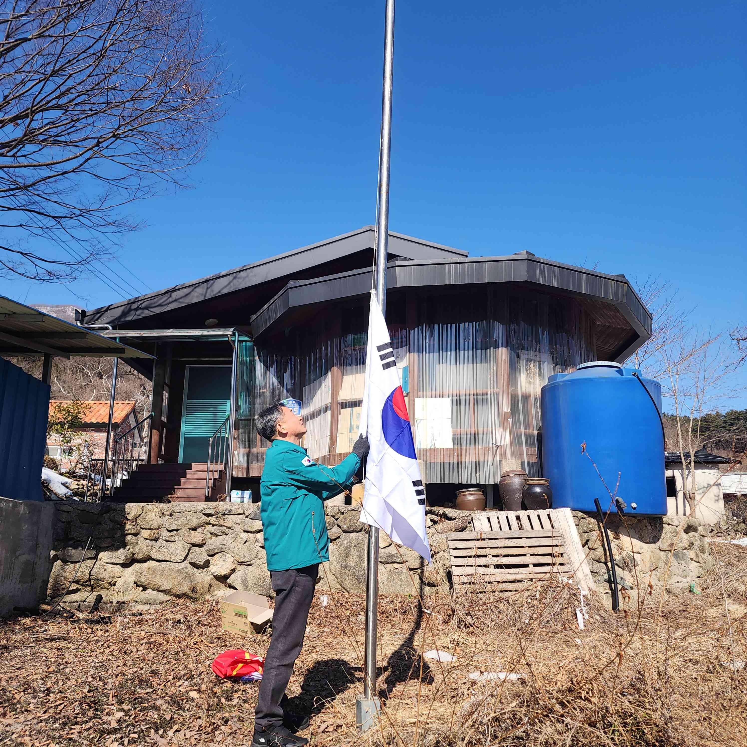 장수군 천천면, ‘태극기 휘날리며’ 추진