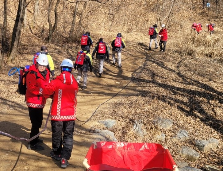 세종시, 봄철 산불 대비 합동 산불 진화 훈련