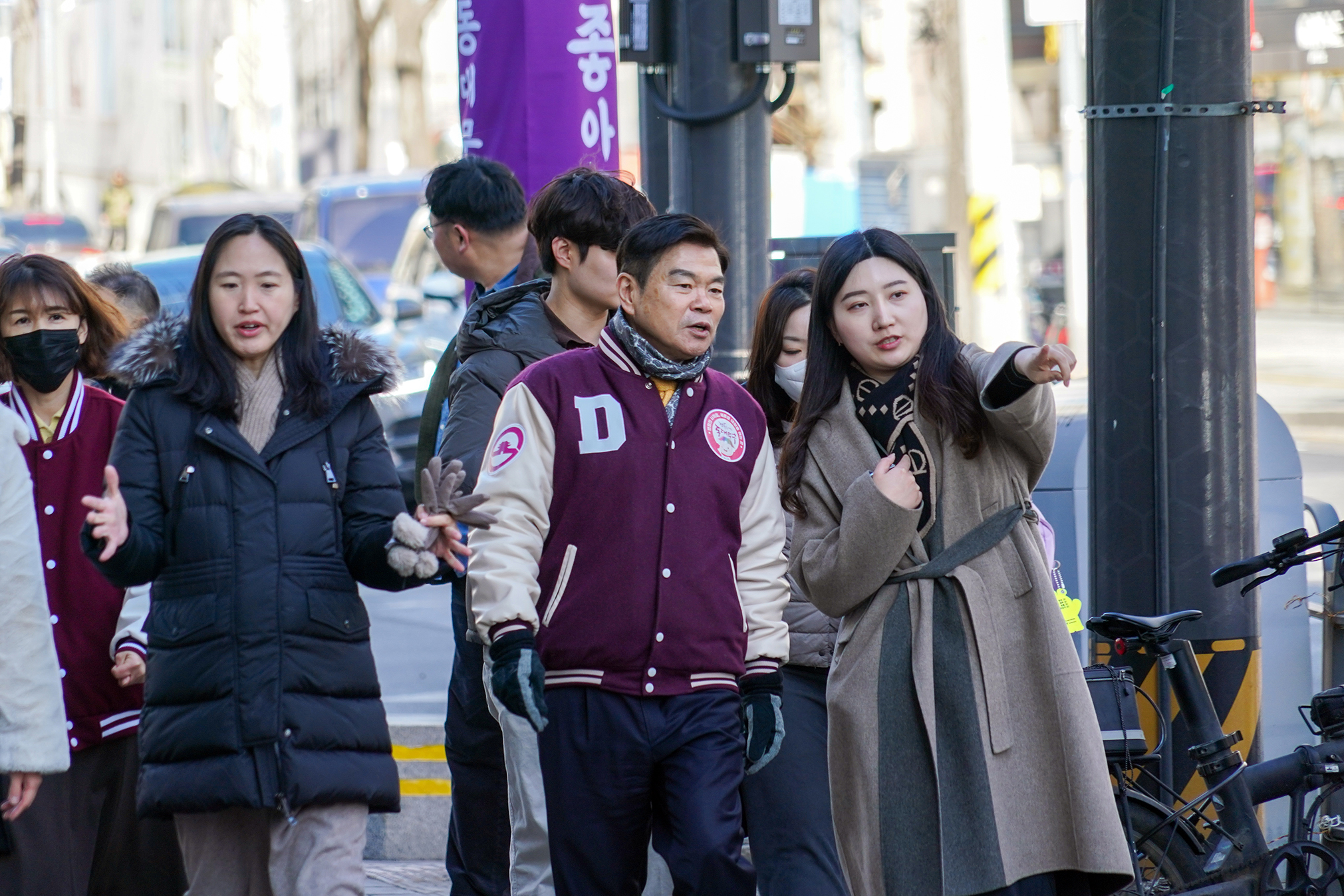 이필형 구청장, 학부모들과 이문 1·3구역 통학로 점검 “아이들 안전이 최우선”