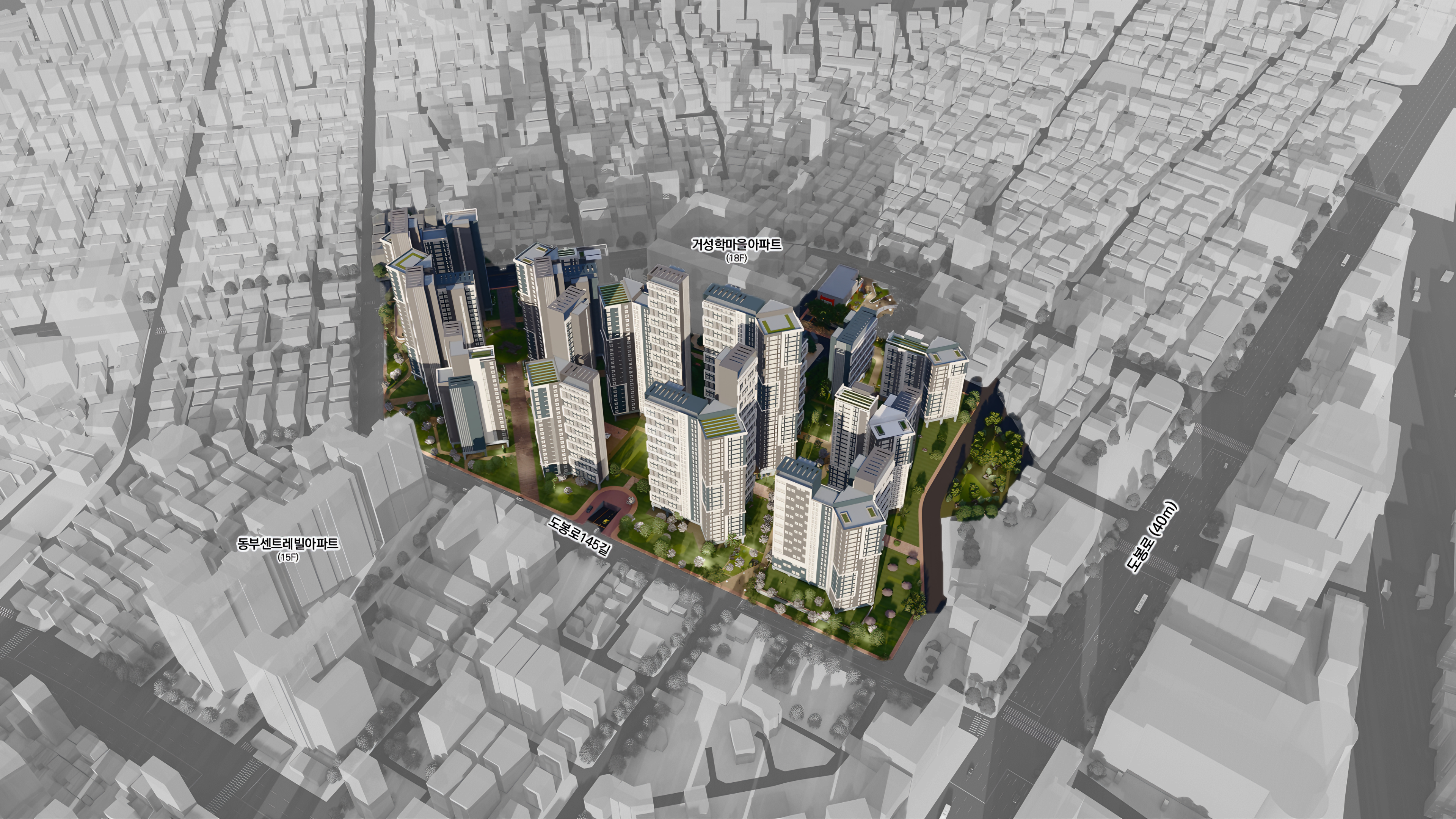 도봉구 방학동 685번지 일대, 최고 31층 1,650세대 대단지로 탈바꿈