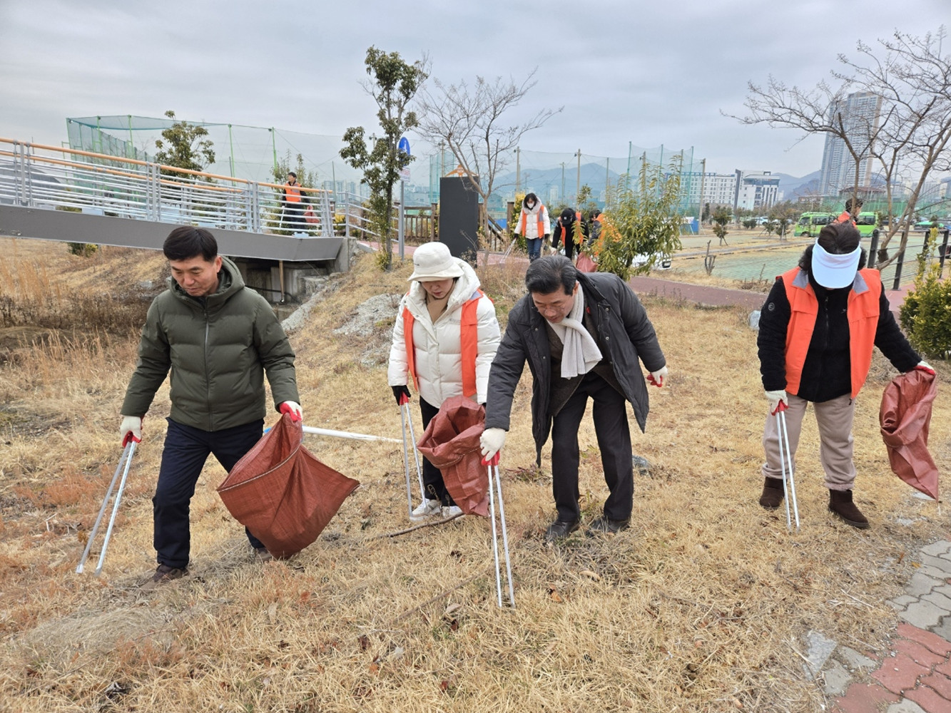 광양시 중마동, 2월 클린데이 활동 실시